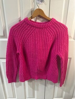 a new day Women's Pink Chunky Knit Sweater Size Small